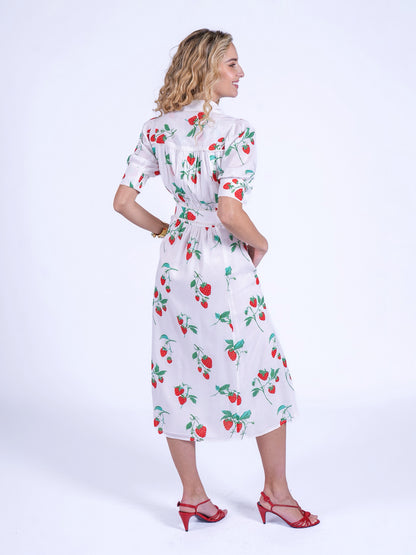 'SYDNEY' DRESS IN STRAWBERRY