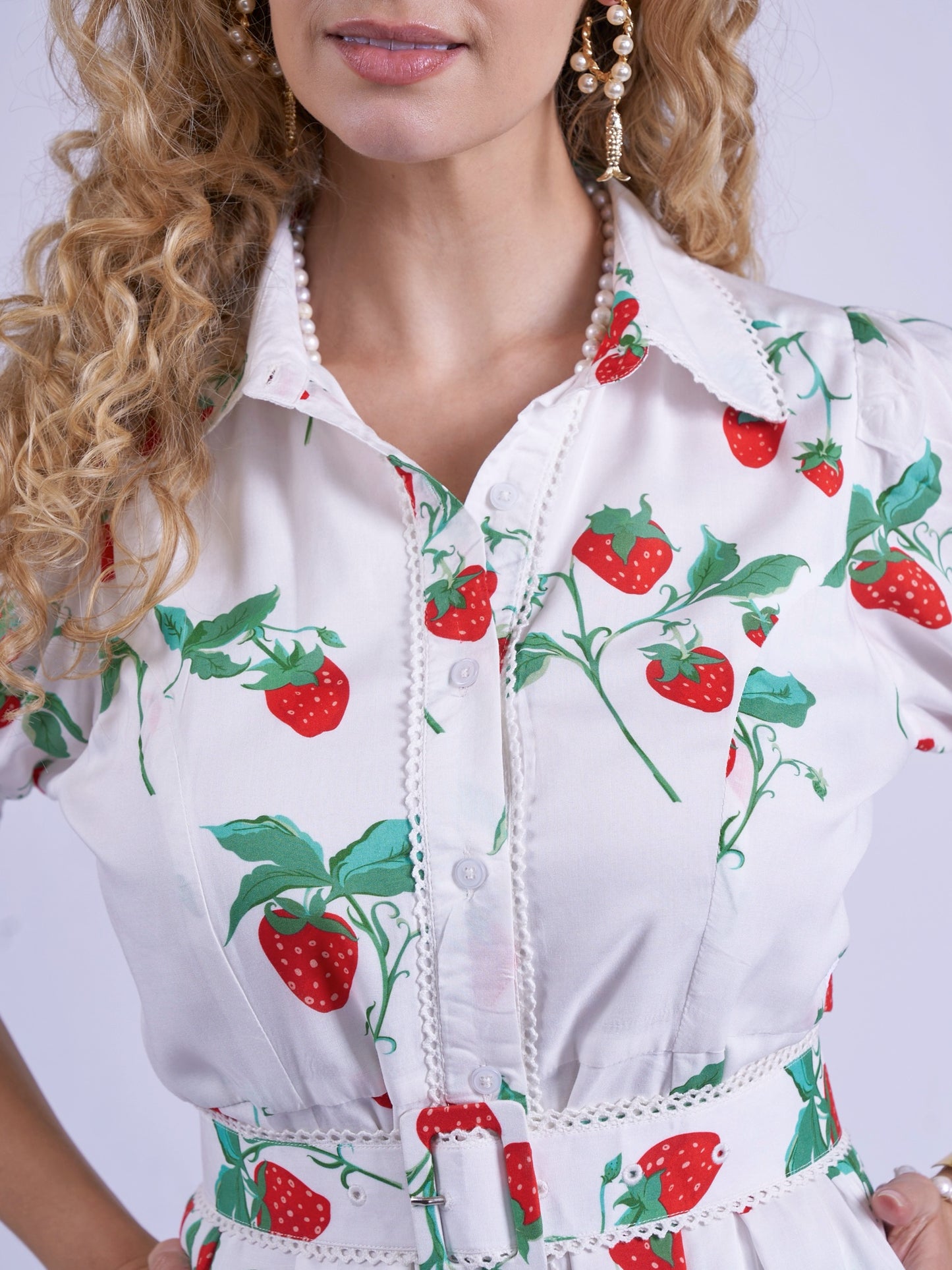'SYDNEY' DRESS IN STRAWBERRY
