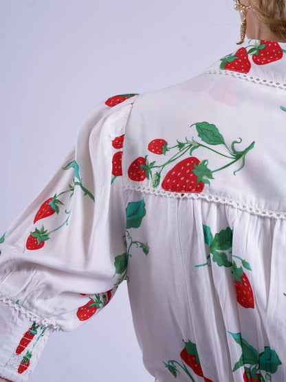 'SYDNEY' DRESS IN STRAWBERRY