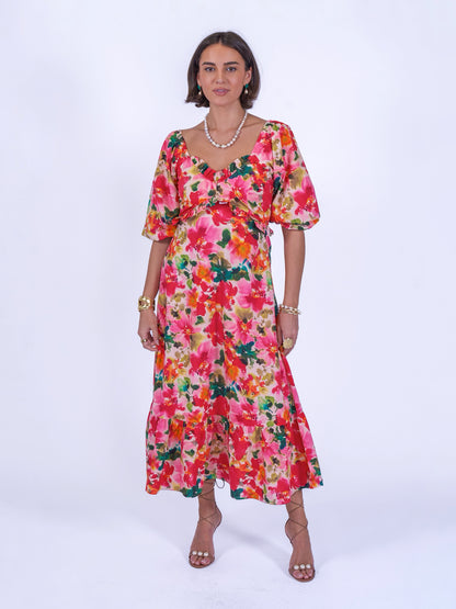 'UNIVERSE' DRESS IN SUMMER BOUQUET