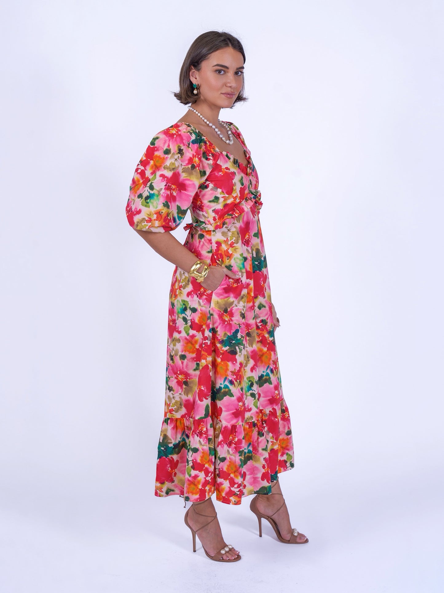 'UNIVERSE' DRESS IN SUMMER BOUQUET