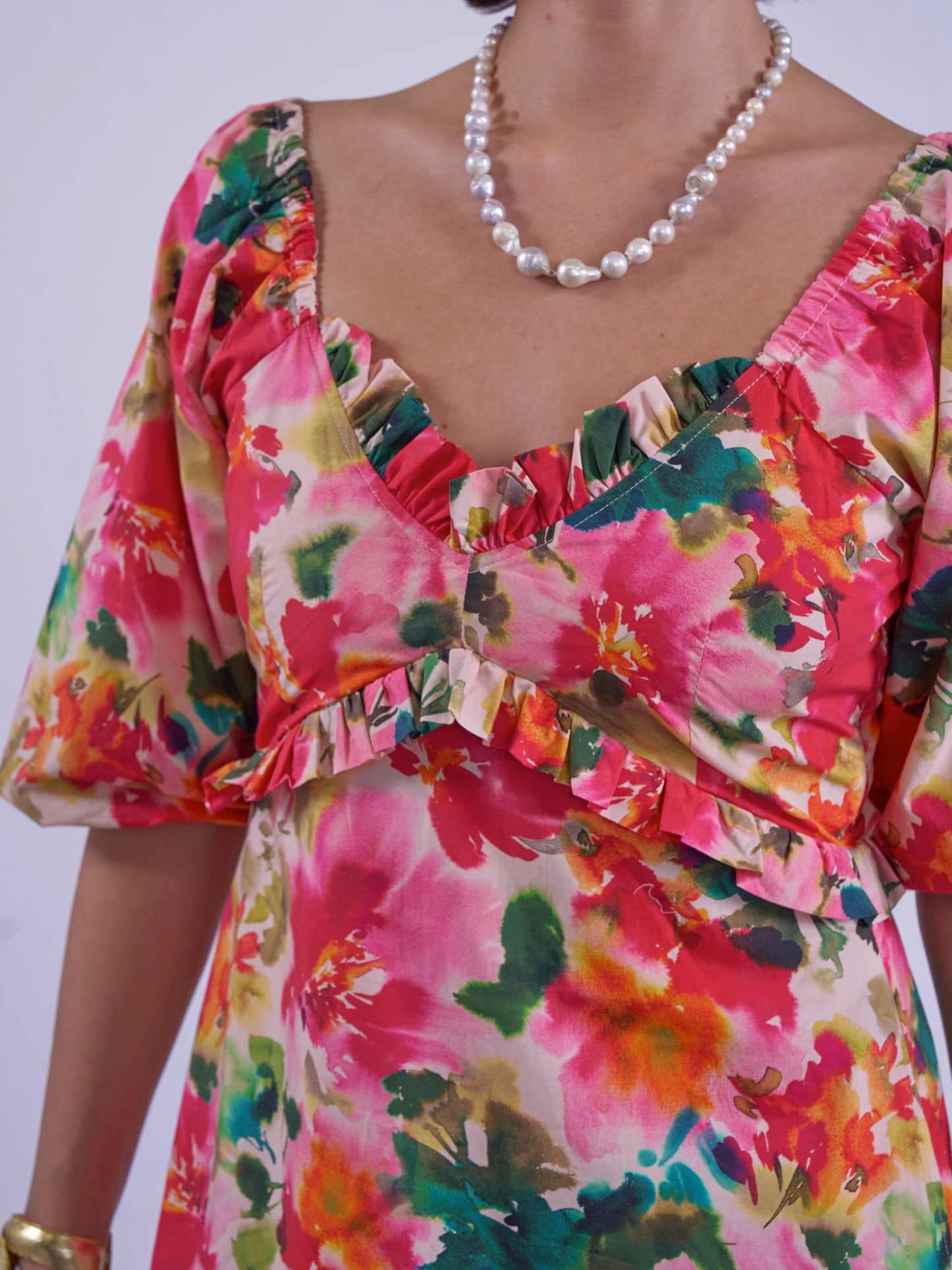 'UNIVERSE' DRESS IN SUMMER BOUQUET