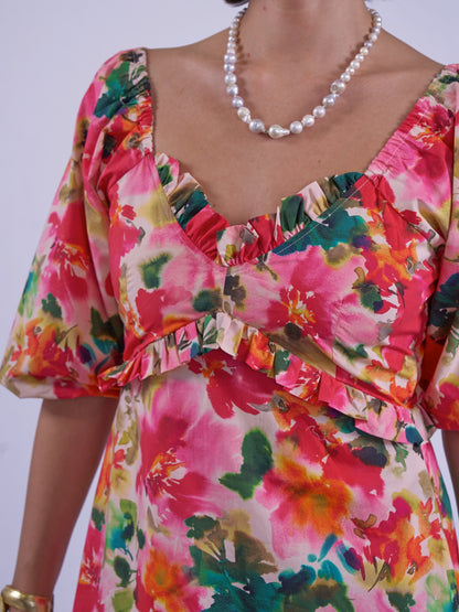 'UNIVERSE' DRESS IN SUMMER BOUQUET