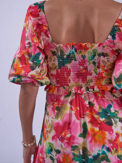 'UNIVERSE' DRESS IN SUMMER BOUQUET