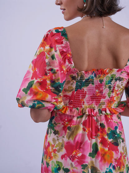 'UNIVERSE' DRESS IN SUMMER BOUQUET