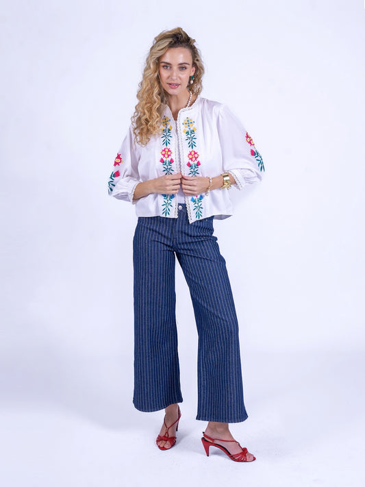 'MUSE' JACKET IN WHITE