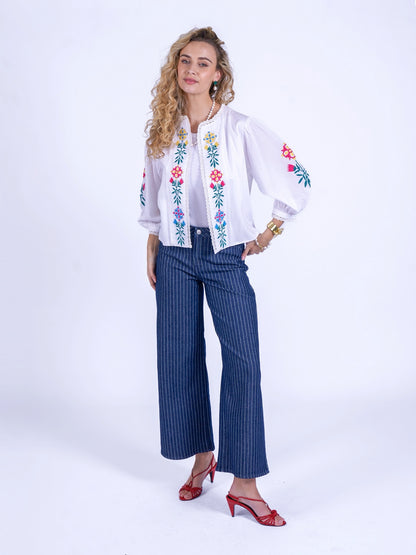 'MUSE' JACKET IN WHITE