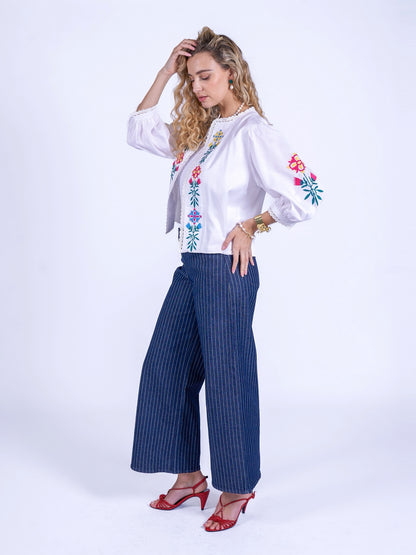 'MUSE' JACKET IN WHITE