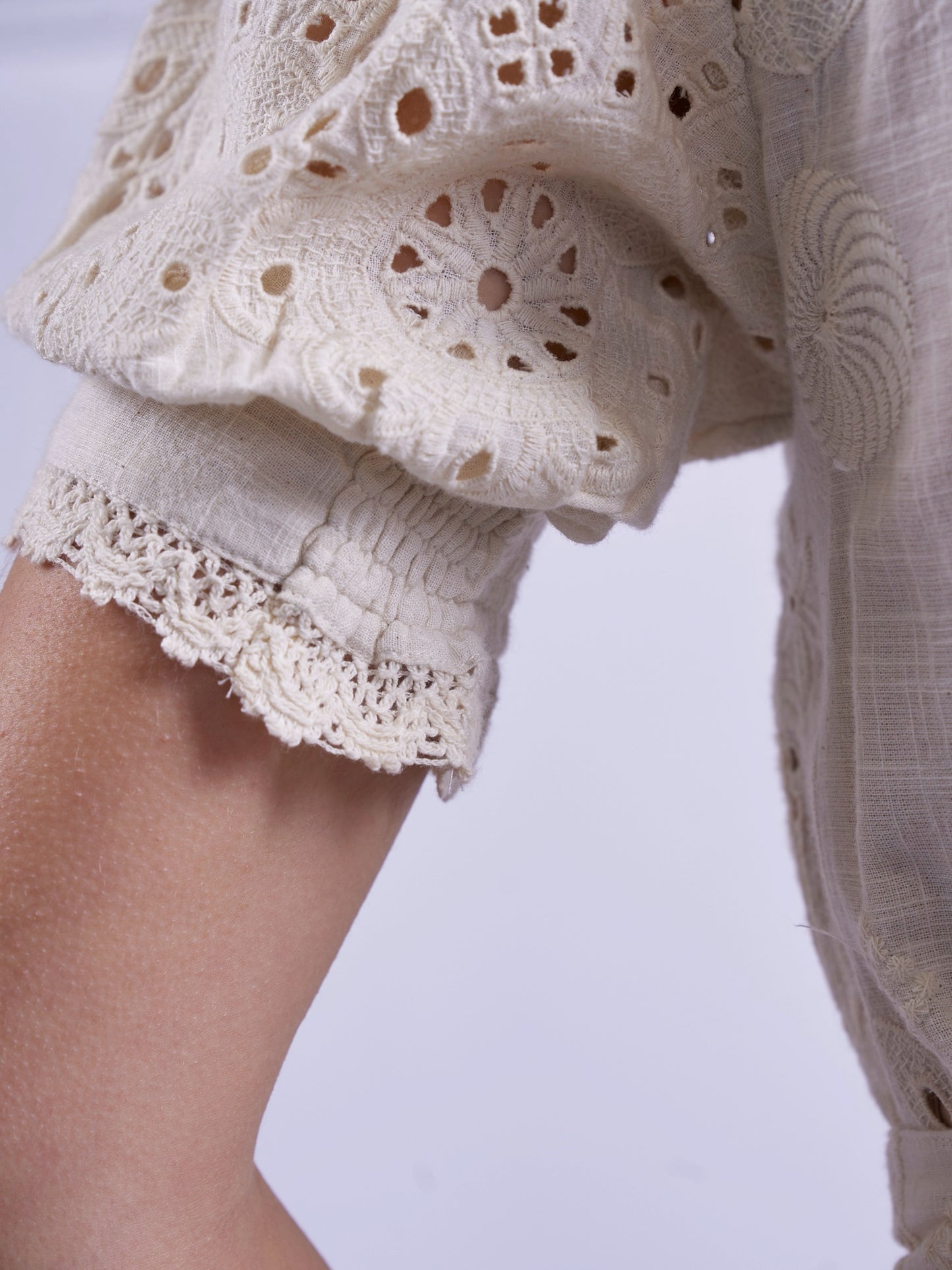 'SANI' MAXI DRESS IN CLOTTED CREAM