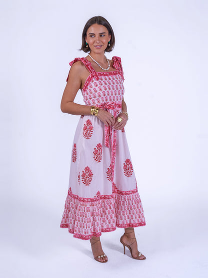 'SHORE' DRESS IN BEACH ROSE NEW