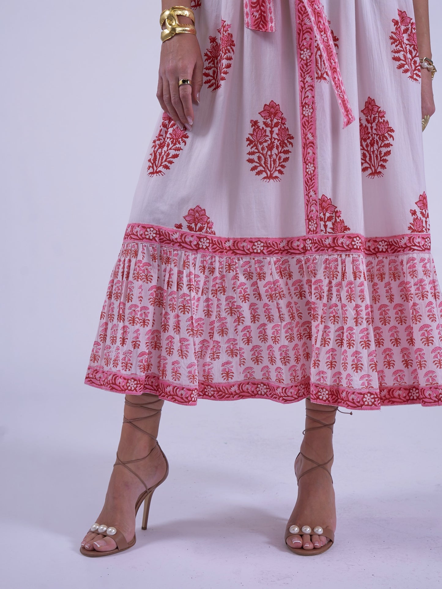 'SHORE' DRESS IN BEACH ROSE NEW