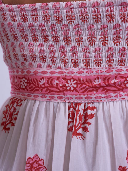 'SHORE' DRESS IN BEACH ROSE NEW